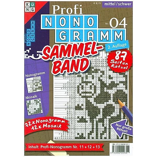 Profi-Nonogramm / Profi-Nonogramm 3er-Band.Nr.4