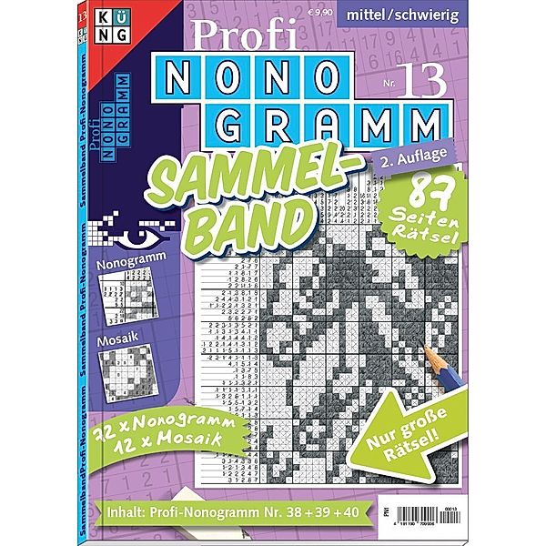 Profi-Nonogramm Sammelband Nr. 13, Conceptis Puzzles