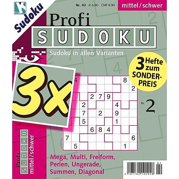 Profi Sudoku 3er-Band