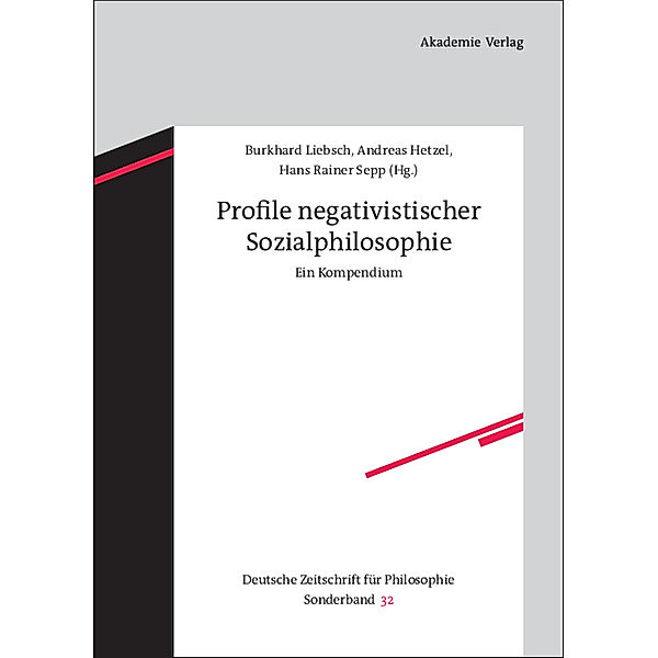 Profile negativistischer Sozialphilosophie, Burkhard Liebsch