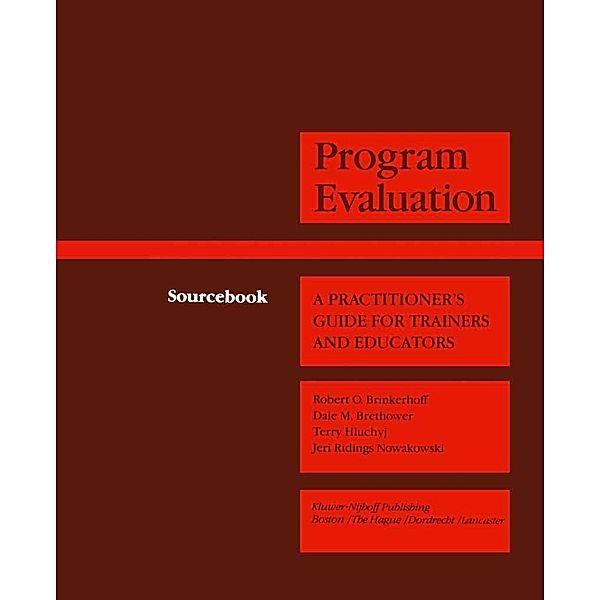 Program Evaluation / Evaluation in Education and Human Services Bd.4