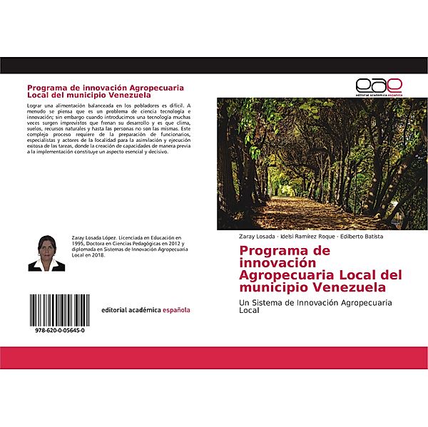 Programa de innovación Agropecuaria Local del municipio Venezuela, Zaray Losada, Idelsi Ramírez Roque, Edilberto Batista