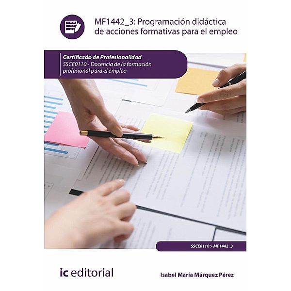 Programación didáctica de acciones formativas para el empleo. SSCE0110, Isabel María Márquez Pérez