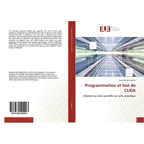 Programmation et test de CUDA, Jean-Charles Paoletti