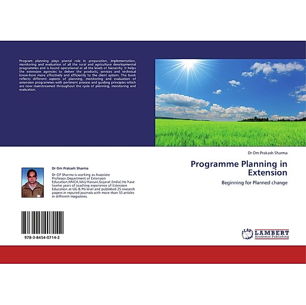 Programme Planning in Extension, Om P. Sharma