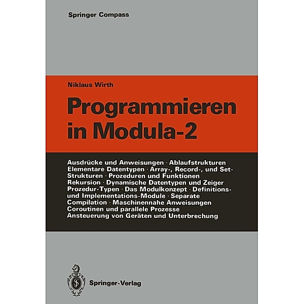 Programmieren in Modula-2 / Springer Compass, Niklaus Wirth