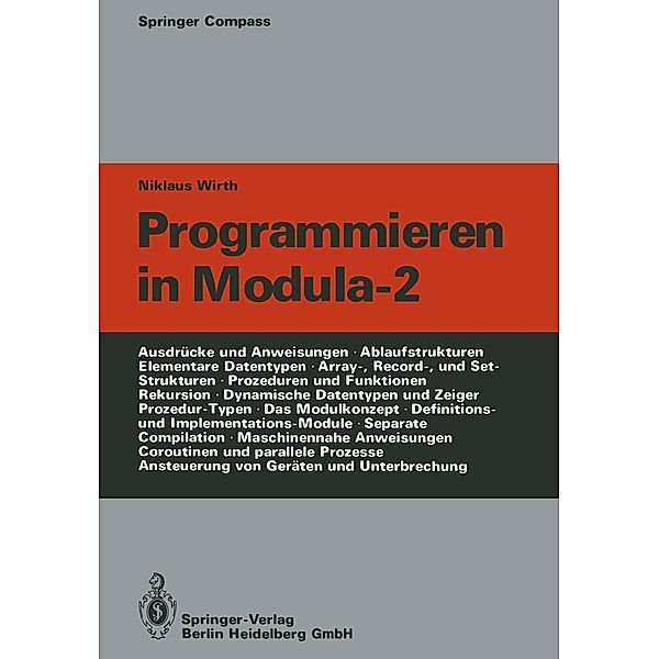 Programmieren in Modula-2 / Springer Compass, N. Wirth