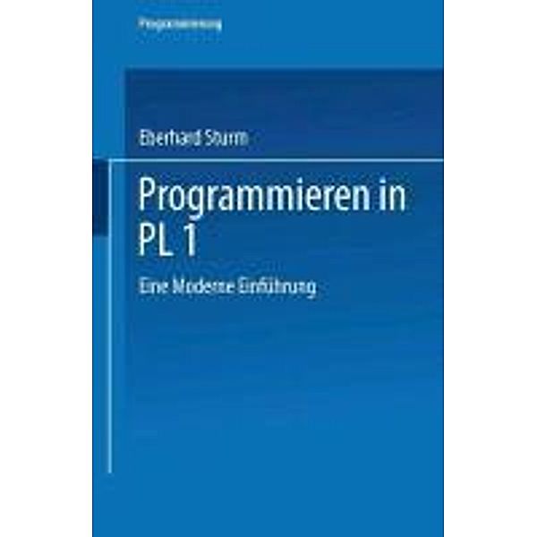 Programmieren in PL/I, Eberhard Sturm