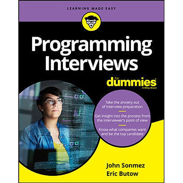 Programming Interviews For Dummies, John Sonmez, Eric Butow