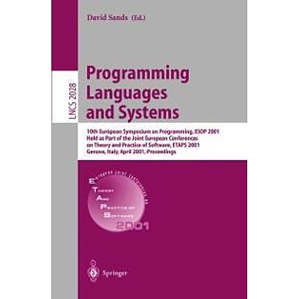 Programming Languages and Systems / Lecture Notes in Computer Science Bd.2028