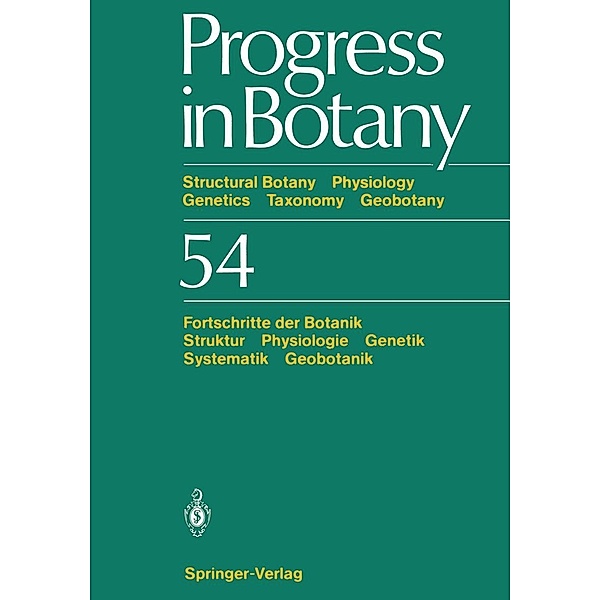 Progress in Botany / Fortschritte der Botanik / Progress in Botany Bd.54, Karl Esser