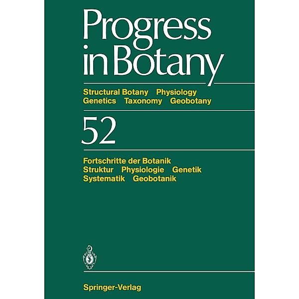 Progress in Botany / Progress in Botany Bd.52, Karl Esser