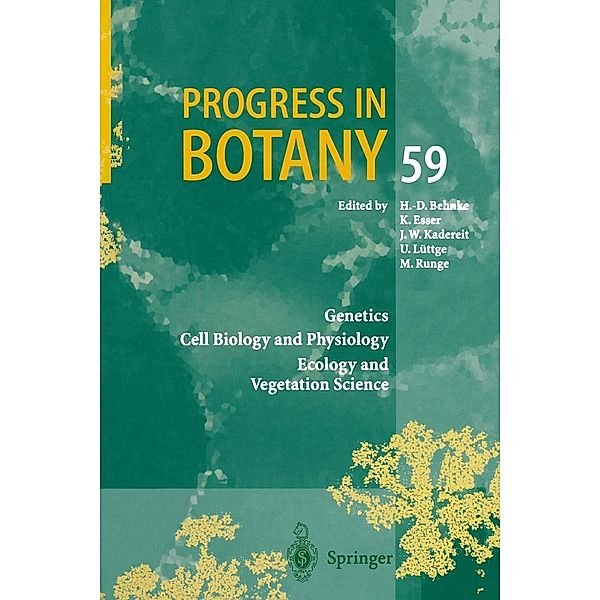 Progress in Botany / Progress in Botany Bd.59, H. -D. Behnke, K. Esser, J. W. Kadereit, U. Lüttge, M. Runge