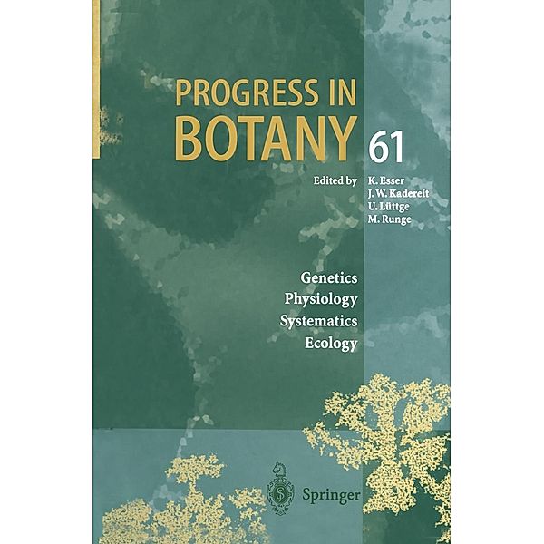 Progress in Botany / Progress in Botany Bd.61, K. Esser, J. W. Kadereit, U. Lüttge, M. Runge