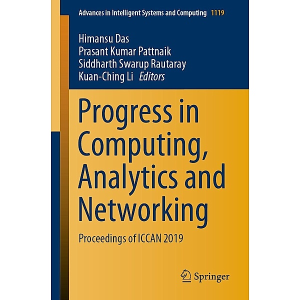 Progress in Computing, Analytics and Networking / Advances in Intelligent Systems and Computing Bd.1119