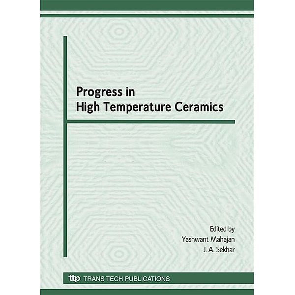 Progress in High Temperature Ceramics