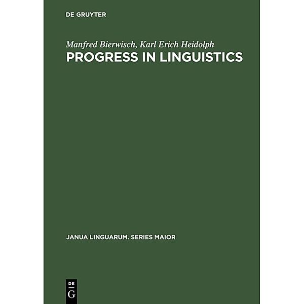 Progress in Linguistics, Manfred Bierwisch, Karl Erich Heidolph