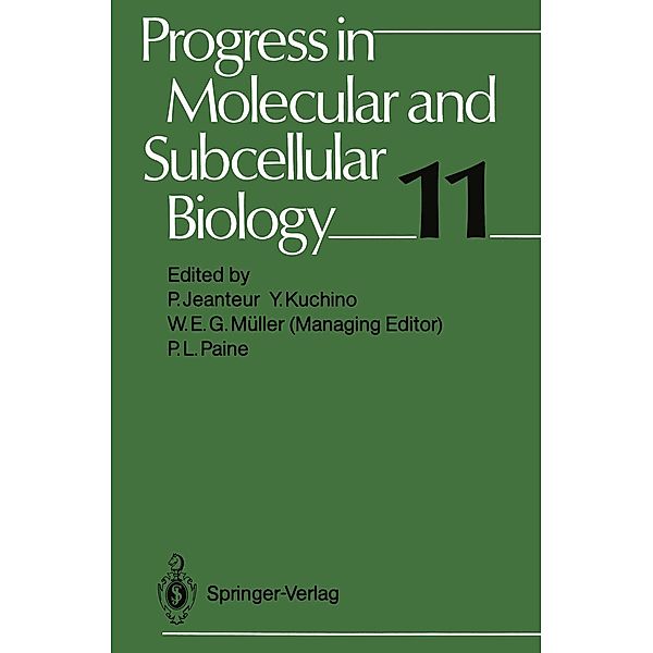 Progress in Molecular and Subcellular Biology / Progress in Molecular and Subcellular Biology Bd.11, Philippe Jeanteur