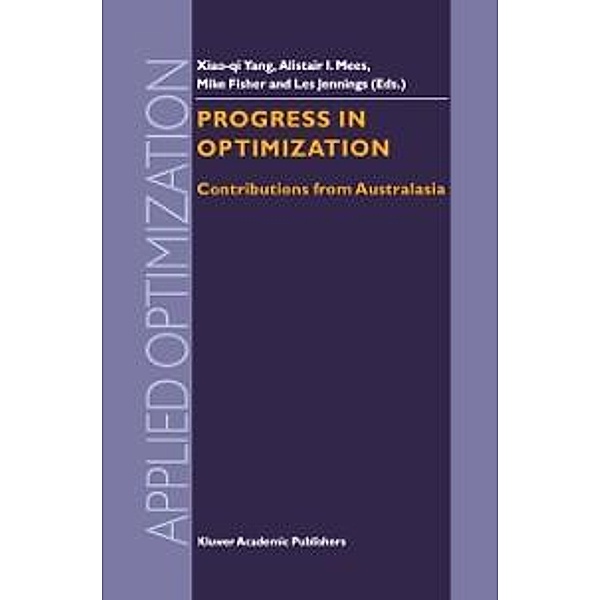 Progress in Optimization / Applied Optimization Bd.39