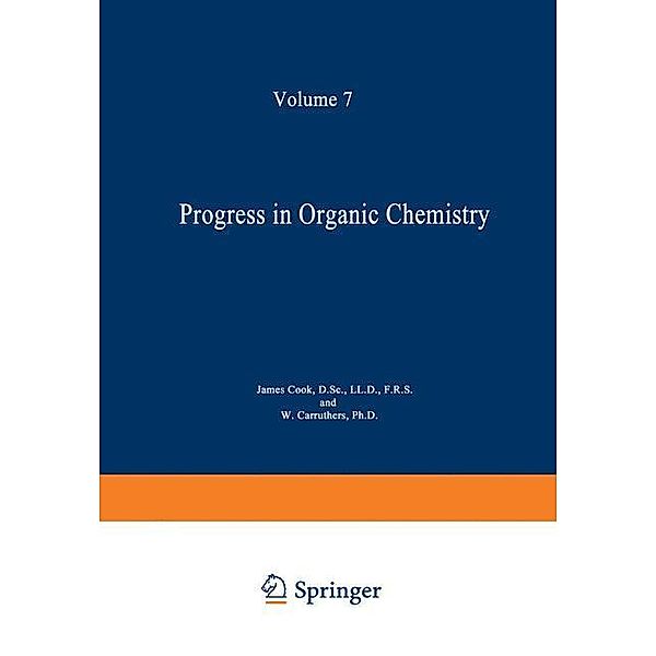 Progress in Organic Chemistry, James Wilfred Cook