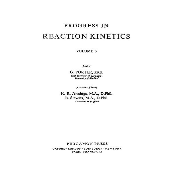 Progress in Reaction Kinetics