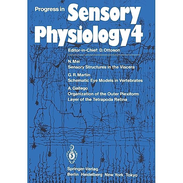 Progress in Sensory Physiology / Progress in Sensory Physiology Bd.4