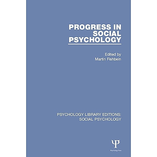 Progress in Social Psychology