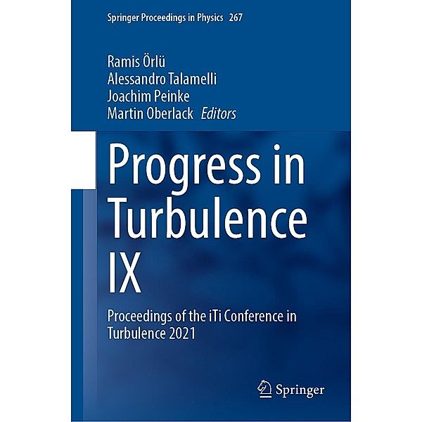 Progress in Turbulence IX / Springer Proceedings in Physics Bd.267