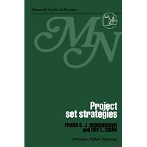 Project Set Strategies / Nijenrode Studies in Business Bd.4, F. G. J. Derkinderen, R. L. Crum