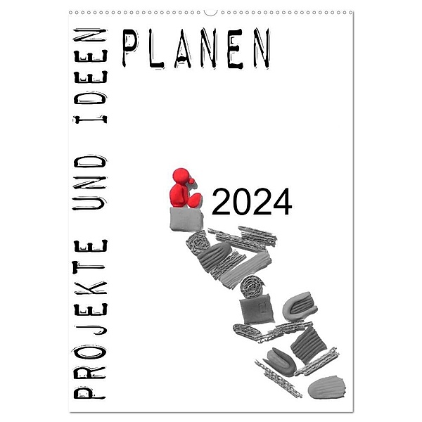 Projekte und Ideen planen (Wandkalender 2024 DIN A2 hoch), CALVENDO Monatskalender, Verena Koepp