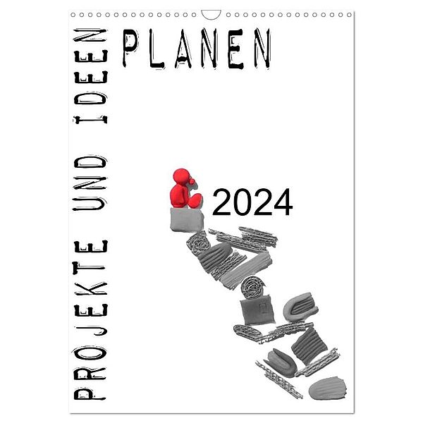 Projekte und Ideen planen (Wandkalender 2024 DIN A3 hoch), CALVENDO Monatskalender, Verena Koepp