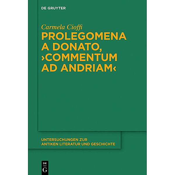 Prolegomena a Donato, Commentum ad Andriam, Carmela Cioffi