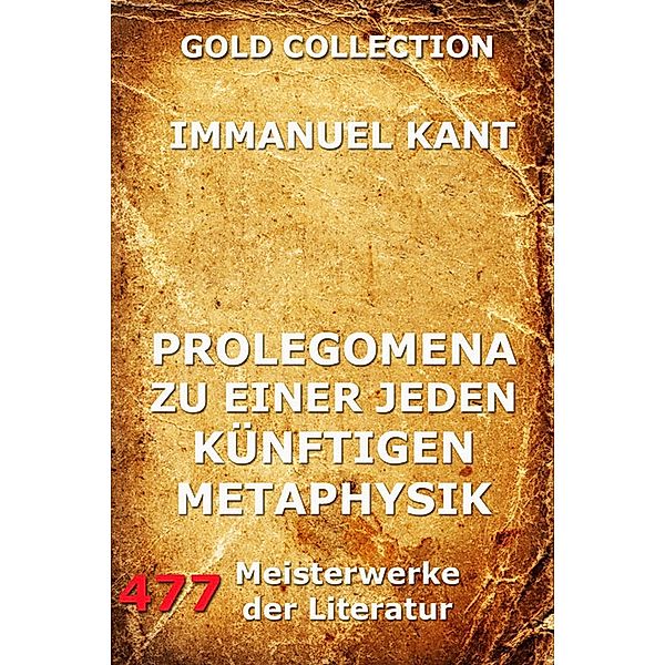 Prolegomena zu einer jeden künftigen Metaphysik, Immanuel Kant