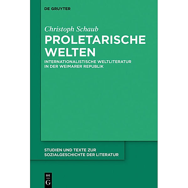 Proletarische Welten, Christoph Schaub