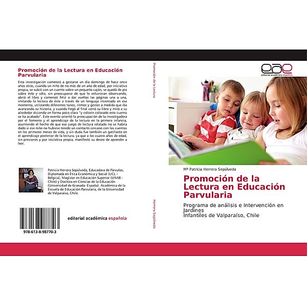 Promoción de la Lectura en Educación Parvularia, Mª Patricia Herrera Sepúlveda