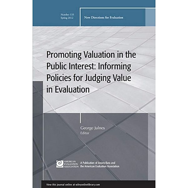 Promoting Value in the Public Interest