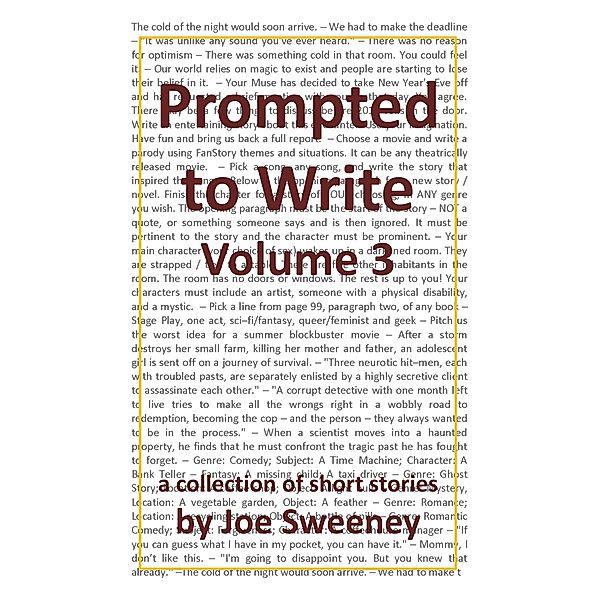 Prompted to Write Volume 3 / Prompted to Write, Joe Sweeney