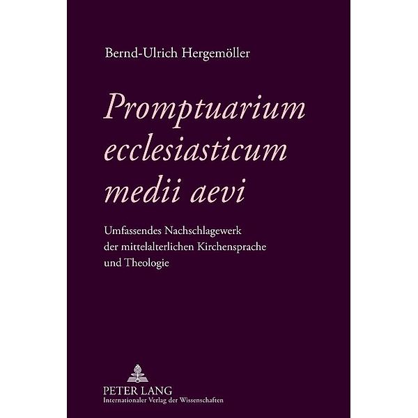 Promptuarium ecclesiasticum medii aevi, Bernd-Ulrich Hergemoller