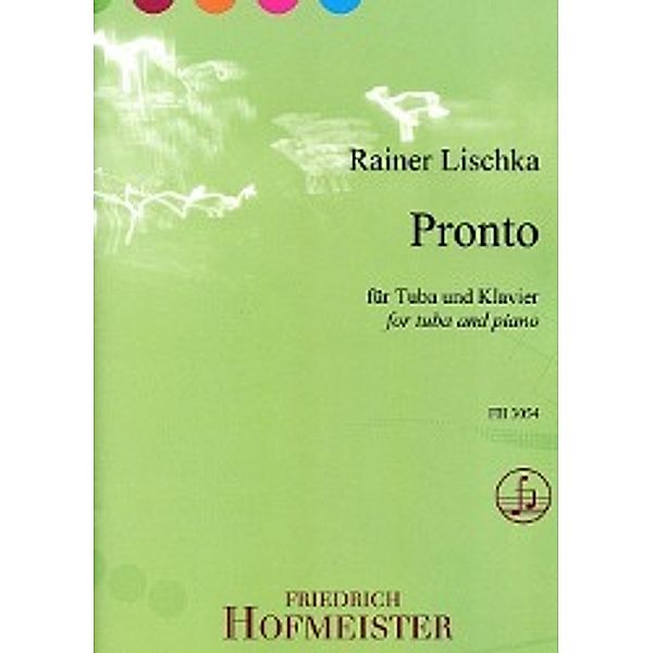 Pronto, für Tuba, Klavier, Rainer Lischka