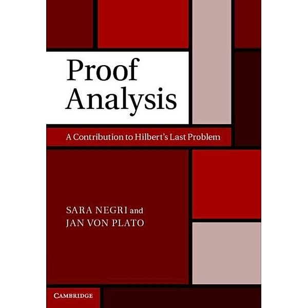 Proof Analysis, Sara Negri