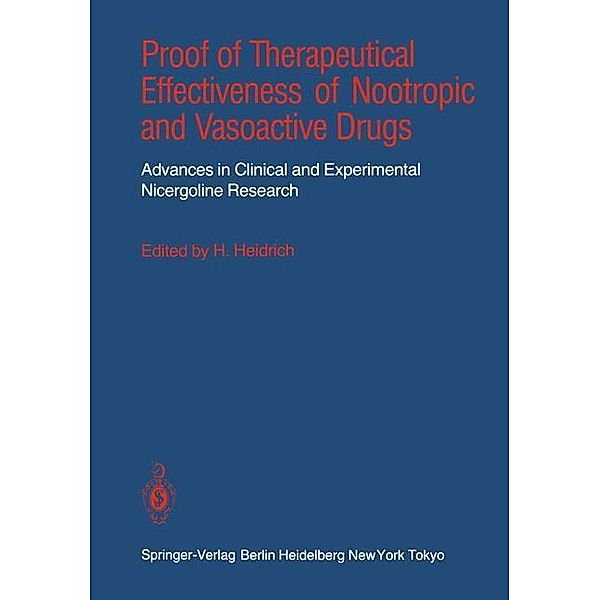 Proof of Therapeutical Effectiveness of Nootropic and Vasoactive Drugs