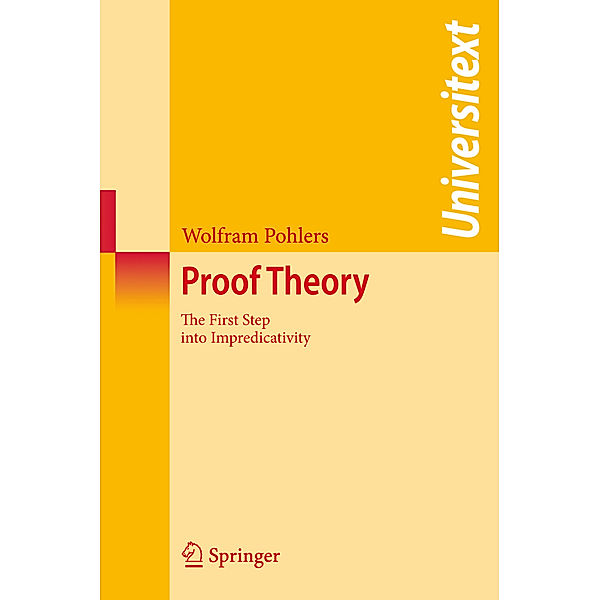 Proof Theory, Wolfram Pohlers