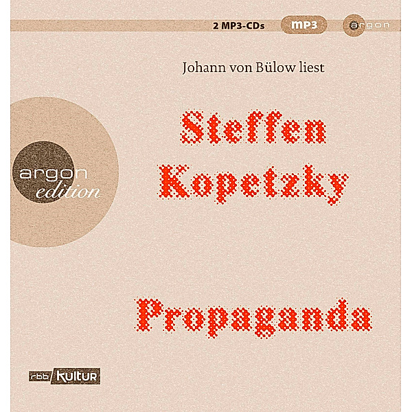 Propaganda, 2 mp3-CDs, Steffen Kopetzky