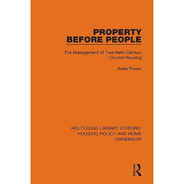 Property Before People, Anne Power