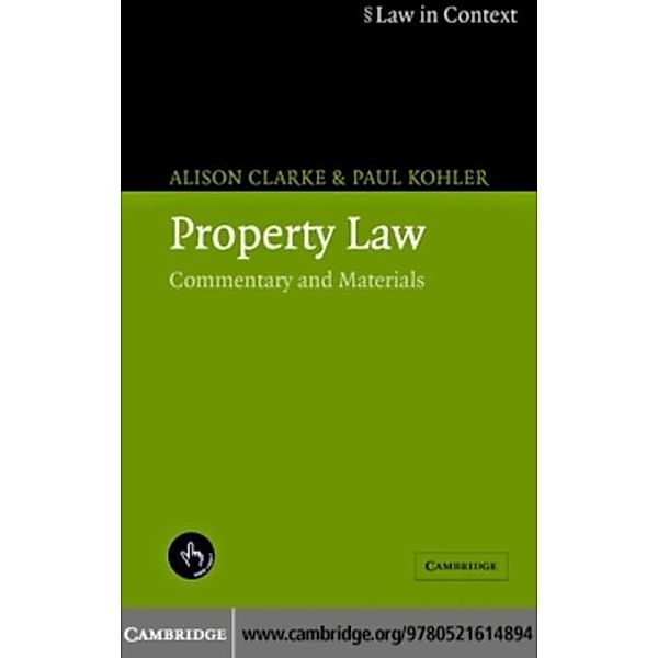 Property Law, Alison Clarke