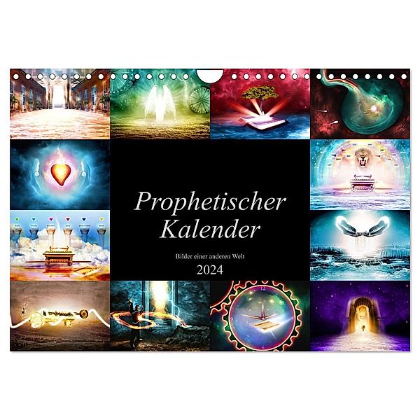 Prophetischer Kalender: Bilder einer anderen Welt (Wandkalender 2024 DIN A4 quer), CALVENDO Monatskalender, Simon Glimm