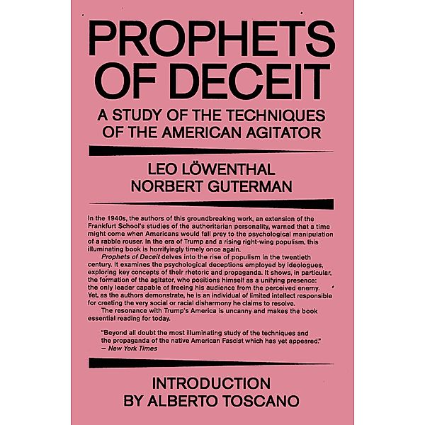 Prophets of Deceit, Leo Lowenthal, Norbert Guterman