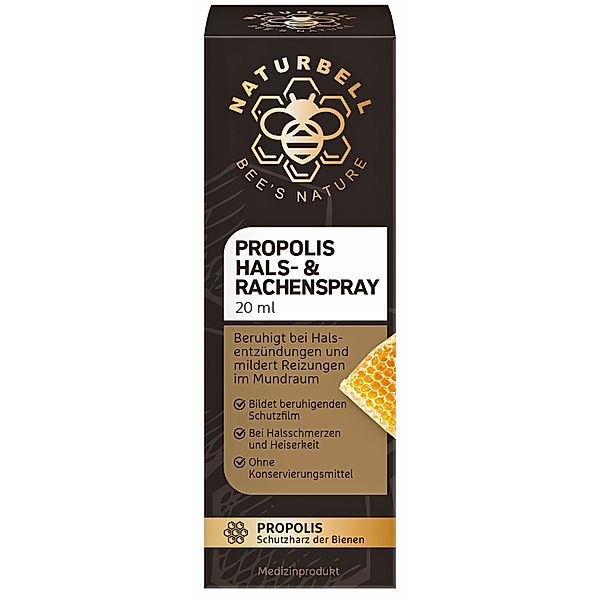 Propolis Hals- & Rachenspray von Naturbell (20ml)