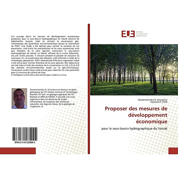 Proposer des mesures de développement économique, Naveenchandra N. Srivastava, Vasaram H. Patel