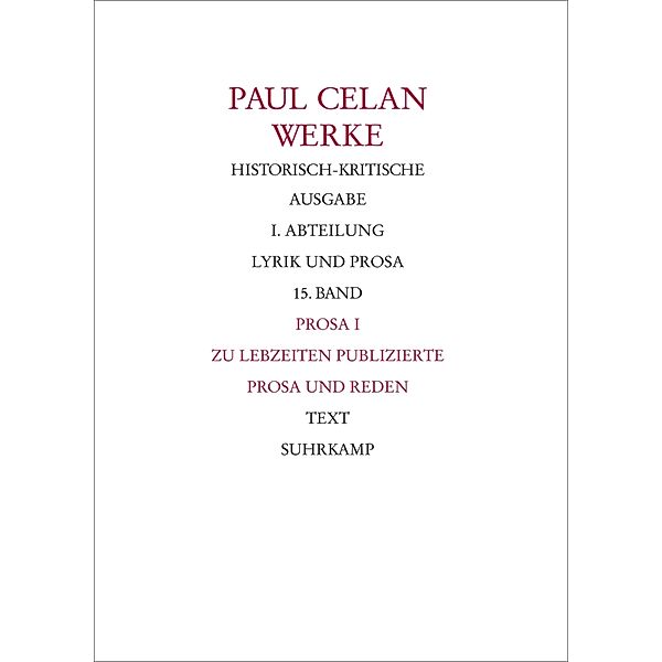 Prosa.Tl.1, Paul Celan